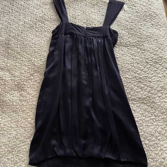 BCBG Max Azria Size 8 Navy Blue Mini Dress - Picture 2 of 4